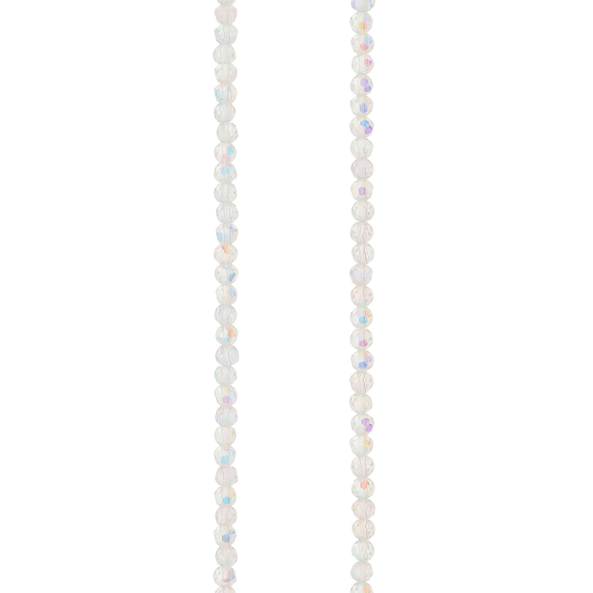 Crystal Faceted Glass Round Beads, 3mm by Bead Landing™